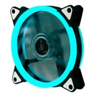 Кулер корпусной 12025 DC sleeve fan 4pin - 120*120*25мм, 12V, 1100об / мин, Ice-Blue, двухсторонний
