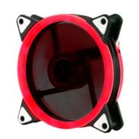 Кулер корпусной 12025 DC sleeve fan 3pin + 4pin - 120*120*25мм, 12V, 1100об / мин, Red, двухсторонний