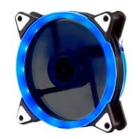 Кулер корпусной 12025 DC sleeve fan 3pin + 4pin - 120*120*25мм, 12V, 1100об / мин, Blue, двухсторонний