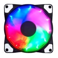 Кулер корпусной 12025 DC sleeve fan 4pin - 120*120*25мм, 12V, 1100об / мин, 15LED, RGB