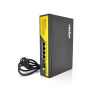 POE комутатор Merlion 4 POE 10/100 + 1Single Fiber Tx1310nm 20km + вбудований блок живлення 52V 1.38A