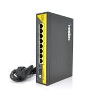 POE коммутатор Merlion 8 POE 10 / 100 + 1Single Fiber Tx1310nm 20km + встроенный блок питания 52V 2.3A