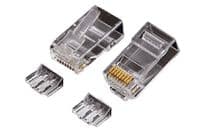 Конектор OK-net RJ-45 Кат.6 UTP 50U із вставкою упаковка 100 шт. ціна вказана за шт.
