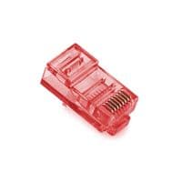 Конектор Merlion RJ-45 8P8C UTP Cat-5 (100 шт/уп.) Q100 Red