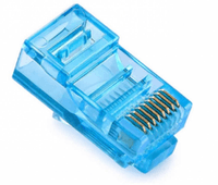 Конектор Ritar RJ-45 8P8C UTP Cat-5 (100 шт/уп.) Q100 Blue