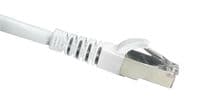 Патч-корд OK-net Кат.6a U/FTP 26AWG Білий 1м