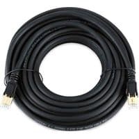 Патч-корд литий VEGGIEG, CCA, SSTP, RJ45, Cat.8, 20m, чорний