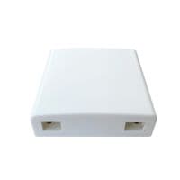 Розетка оптична для адаптера SC/UPC з двома портами 86 х 86 мм, Q400