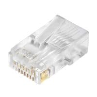 Конектор Merlion RJ-45 8P8C UTP Cat-6 (50 шт/уп.) для наскрізного підключення