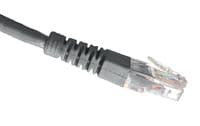 Патч-корд OK-net Кат.5e UTP 24AWG Сірий Без захисту фіксатора 10м