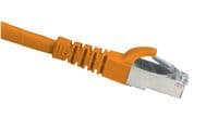 Патч-корд OK-net Кат.6a U/FTP 26AWG LZ0H Помаранчевий 1м