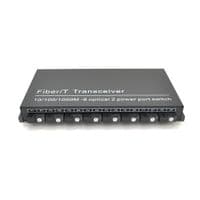 Коммутатор UPLINK UFS CK-880IS8F2E Fiber Switch 8Fiber 100Mbps + 2 1000M RJ45 ports, корпус металл, БП в комплекте