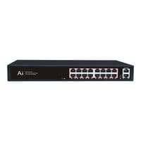 Коммутатор Merlion MG1018 18 портов Ethernet 10 / 100 / 1000 Мбит / сек. металл AC220V.