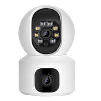 2+2 Мп Wi-Fi видеокамера внутренняя с двумя объективами SD / карта PiPo PP-IPC28D2MP15 PTZ 2.8mm ICSee