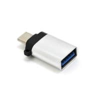 Переходник VEGGIEG TC-112 USB3.0(AF) OTG =&amp;gt; Type-C(M), Silver, Пакет