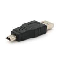 Переходник USB1.1(F) =&amp;gt; miniUSB(M), Black, Пакет