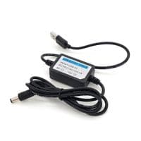 Кабель для роутера 5.5 / 2.5mm(M)=&amp;gt; USB2.0 (Input: 5V / Out:12V), 1м, Black, OEM, Q400