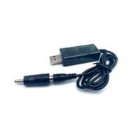 Кабель для роутера 5.5 / 2.5mm(M)=&amp;gt; USB2.0 (Out:12V / 9V)+переходник, 1м, Black, OEM