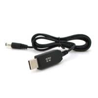Кабель для роутера 5.5 / 2.5mm(M)=&amp;gt; USB2.0 (Out:9V), 1м, Black, OEM