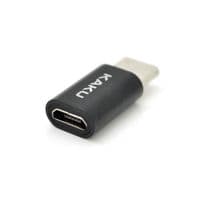 Переходник iKAKU KSC-531 SHANXING Series Type-C(Male) to MicroUSB(Female) , Black, Box