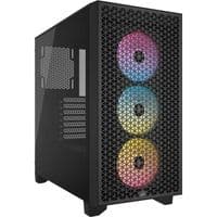 Корпус Corsair 3000D RGB Tempered Glass Mid-Tower, Black, EAN: 0840006610854