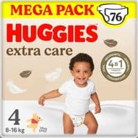 Підгузок Huggies Extra Care Size Розмір 4 (8-16 кг) 76 шт (5029053583167)