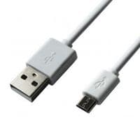 Кабель USB 2.0 (AM / Miсro 5 pin) 1,5м, белый, Пакет Q250