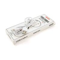Кабель iKAKU KSC-060 SUCHANG charging data cable series for iphone, White, длина 1м, 2,4А, BOX