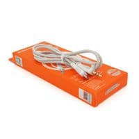 Переходник Borofone BL14 Jack 3.5mm(M) =&amp;gt;Type-C(M), 1м, White, Box