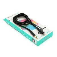 Переходник Borofone BL7 Jack 3.5mm(M) =&amp;gt;Lighting(M), 1м, Black, Box