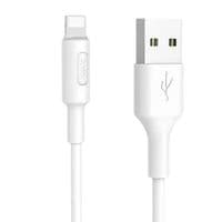 Кабель Hoco X25 Soarer, Lightning-USB, White, длина 1м, BOX