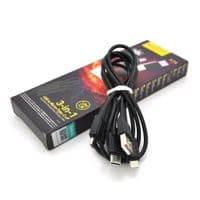 Кабель HOCO X74 USB-1 3 in 1 Micro / Iphone / Type-C, 2A, длина 1м, Black, Box