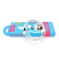 Кабель Hoco X82 silicone, Micro-USB, 2.4A, White, длина 1м, BOX