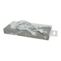 Кабель Lenyes LC901, USB-Lighting, 2.4A, Білий, довжина 1м, BOX