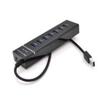 Хаб USB 3.0 UH-703 (1 порт USB3.0+6 портів USB2.0) підтримка до 1TB, Blister