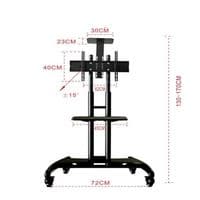 Кронштейн для TV PiPo PP- AVA 1500, 32&amp;quot;-46&amp;quot;-65&amp;quot;, до 45кг, угол наклона &amp;plusmn;15&amp;deg;, Black, Box