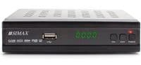 Ресивер (тюнер) IPTV DVB-T2 SIMAX Metal Blue / Silver KL1801