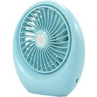 Портативний вентилятор Voltronic на стол SQ1978A, встроенный аккумулятор, подсветка, Blue, Box