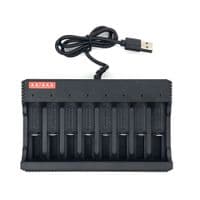 Зарядное устройство MS-ZD8, 8 каналов, АА / ААА, 1.2V / 1600mAh, питание от USB