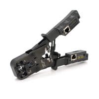 Инструмент HT-022 для обжимки RJ-45 (8P8C) и RJ-12 / 11 (6P6C), с тестером, профи качество Q20