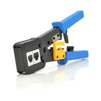 Инструмент HY-376Z с храповиком для обжимки RJ-45 (8P8C) и RJ-12 / 11 (6P6C), 6P / 8P + обрезка сквозных коннекторов
