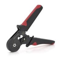 Кримпер CINLINELE HCS8 6-6A для обжима кабельного наконечника, red + набор кабельных наконечников (VE0508,VE1508,VE1008,VE4009,VE2508)