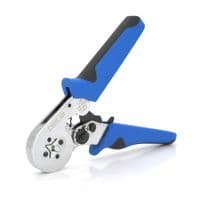Кримпер CINLINELE HCS8 10S для обжима кабельного наконечника, blue + набор кабельных наконечников (VE0508,VE7508,VE1008,VE1508,VE2508,VE4009)