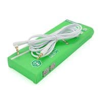 Кабель iKAKU KSC-522 PUSHENG AUX Audio DC3.5 папа-папа 2.0м, GOLD Stereo Jack, (круглый) White cable, Box