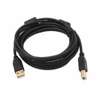 Кабель USB 2.0 AM / BM, 3.0m, 1 феррит, Black, Пакет Q200