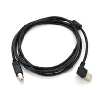 Кабель USB 2.0 RITAR AM / BM, 2.0m, угловой 90&amp;deg;, черный