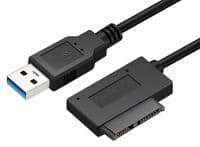 Кабель Usb 3.0 AM to SATA black 0.12m для ODD приводов