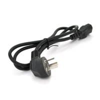 Кабель питания 1.2m, 0.5mm, PC-184 / 2 CPCS-C13 3 pin (китайский разъем), Black, OEM Q25