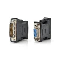 Переходник VGA(мама) / DVI-I 24+5 (папа) Black Q50