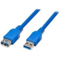 Удлинитель USB 3.0 AM / AF, 0.5m, Blue, Пакет, Q200